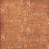 Stamperia Rice Paper - Numbers (50 x 50cm)