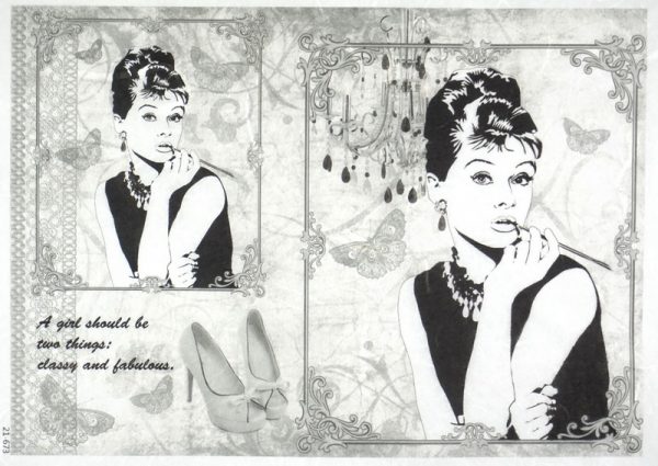 Rice Paper - Audrey Hepburn Large