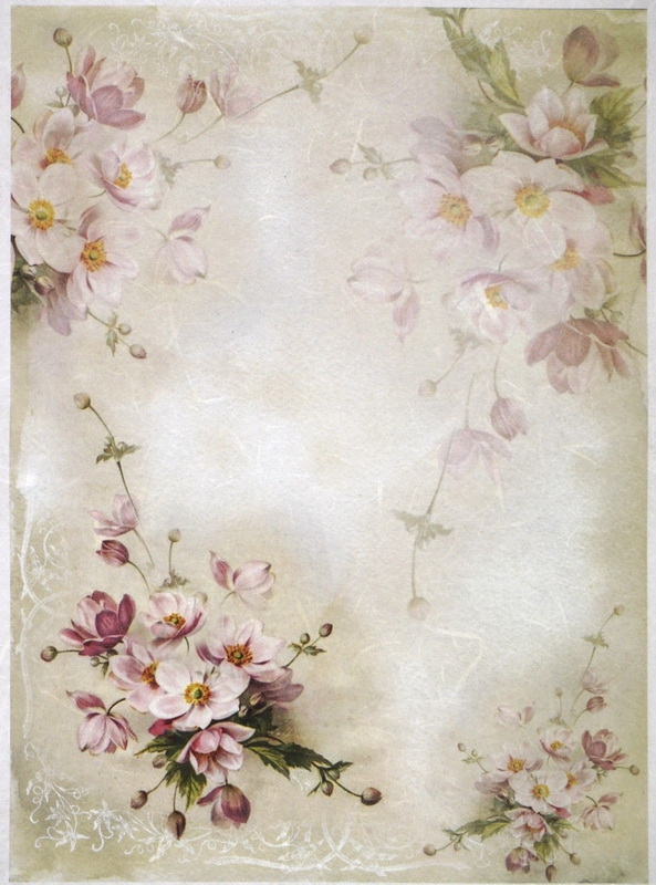 Rice Paper A/3 - Pink Blossoms