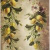 Rice Paper A/3 - Mulberry Lemon Wallpaper
