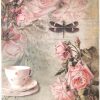 Rice Paper - Vintage Tea & Roses