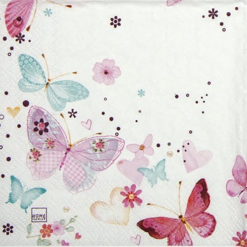 Cocktail Napkin - Lovely butterflies_Home Fashion_111413