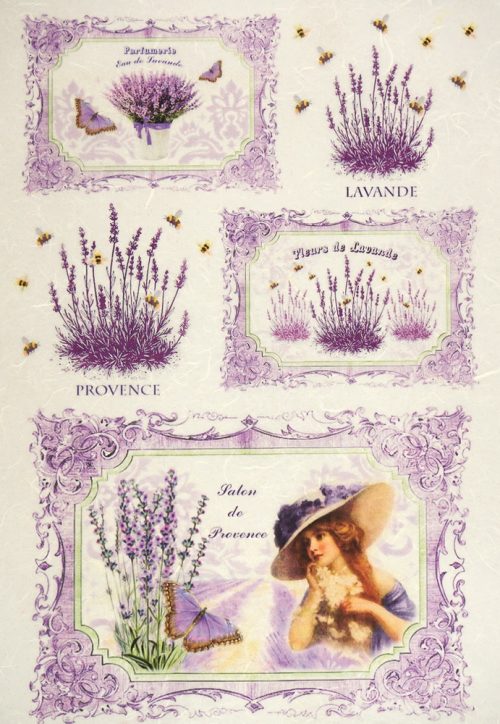 Rice Paper - Lavander with women