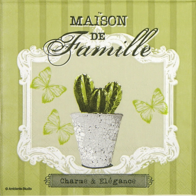Lunch Napkins (20) - Cactus charme