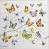 Paper Napkin - Colorful butterflies