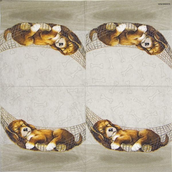 Paper Napkin - Dreaming dog - Image 2