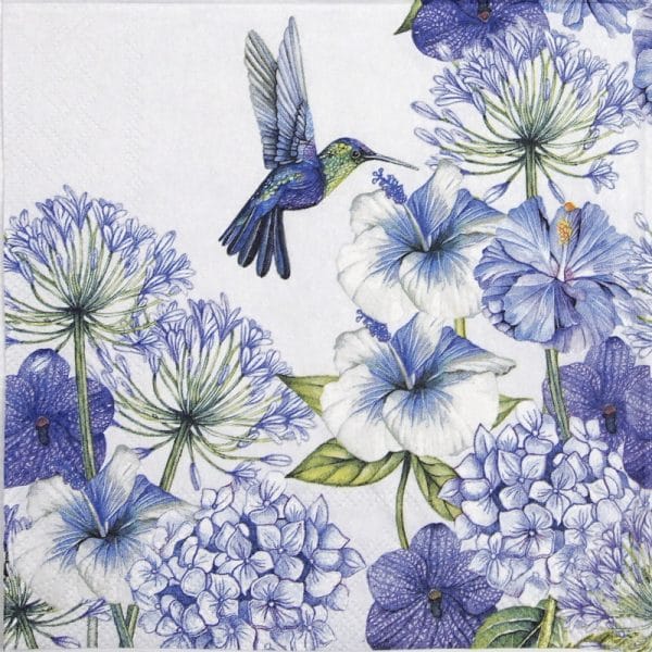 Lunch Napkins (20) - Hummingbird