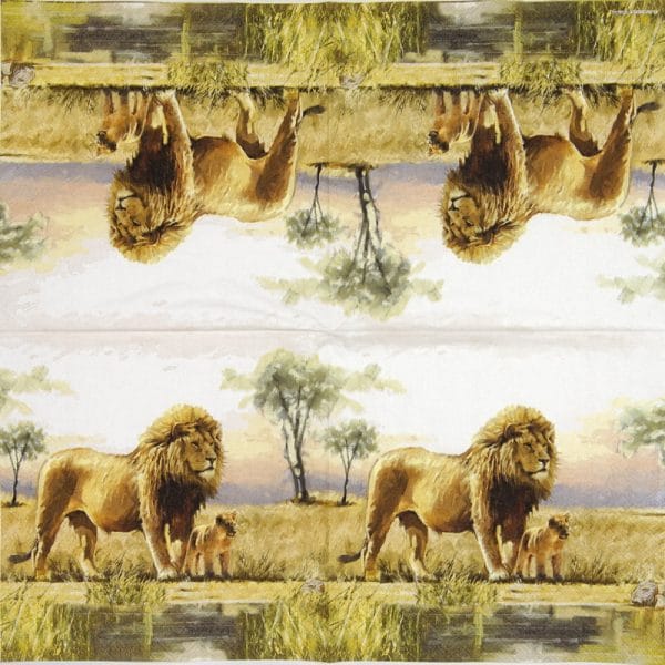 Lunch Napkins (20) - Lions