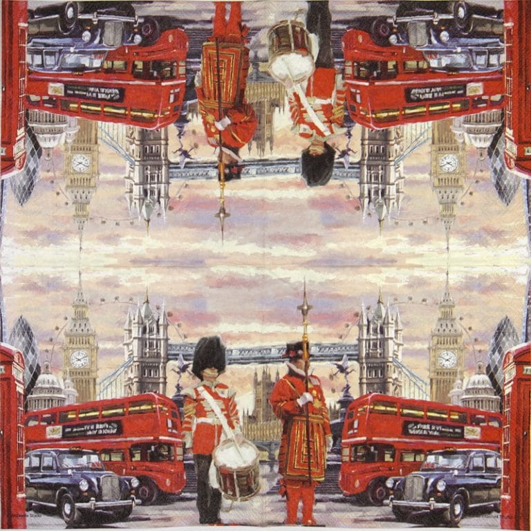 Lunch Napkins (20) London street Napkin Shop