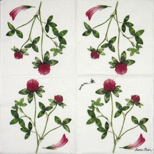 Lunch Napkins (20) - Red Clover