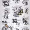 a close up of a paper