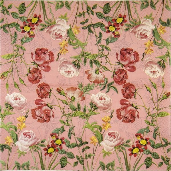 Paper Napkin - Mademoiselle rose