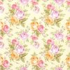 Paper Napkin - Pastel Roses Wallpaper