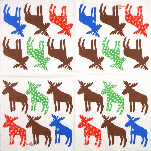 Paper Napkin - Anneko Design: Moose