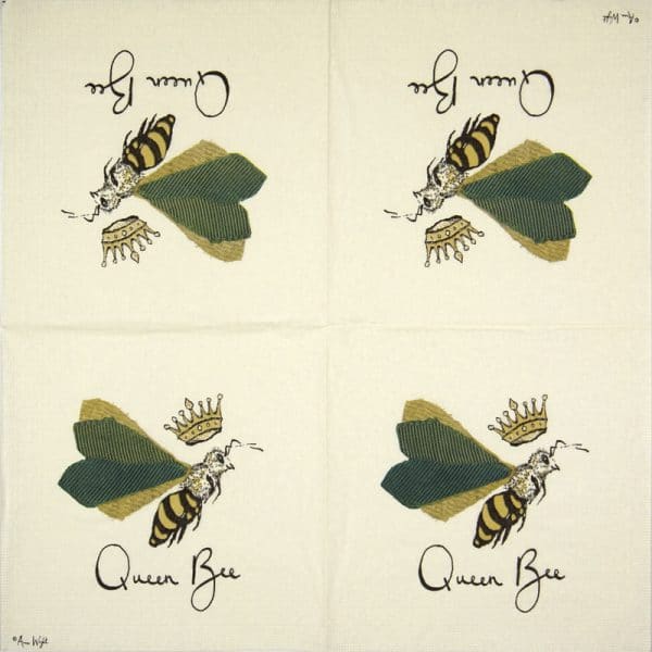 Lunch Napkins (20) - Anna Wright: Queen Bee