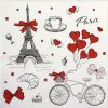 Paper Napkin - I love France