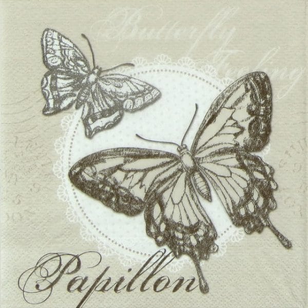 Paper Napkin - Butterfly Feeling sand