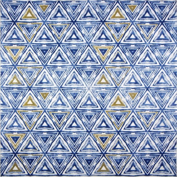 Paper Napkin - Triangles blue