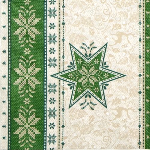 Paper Napkin - Hivernale green