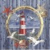 Lunch Napkins (20) - Porthole window