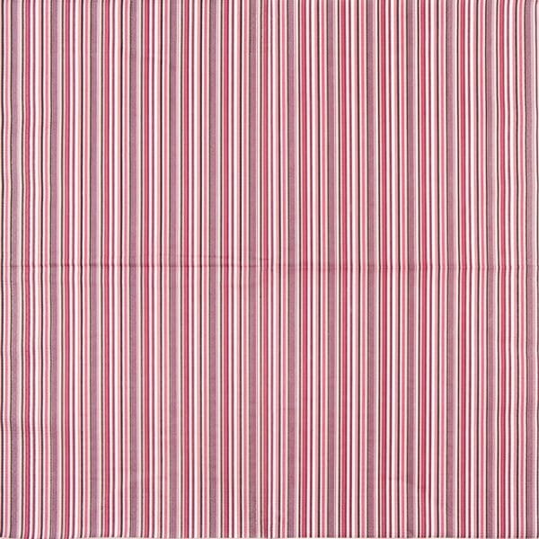 Paper Napkin - Dark Pink Striped