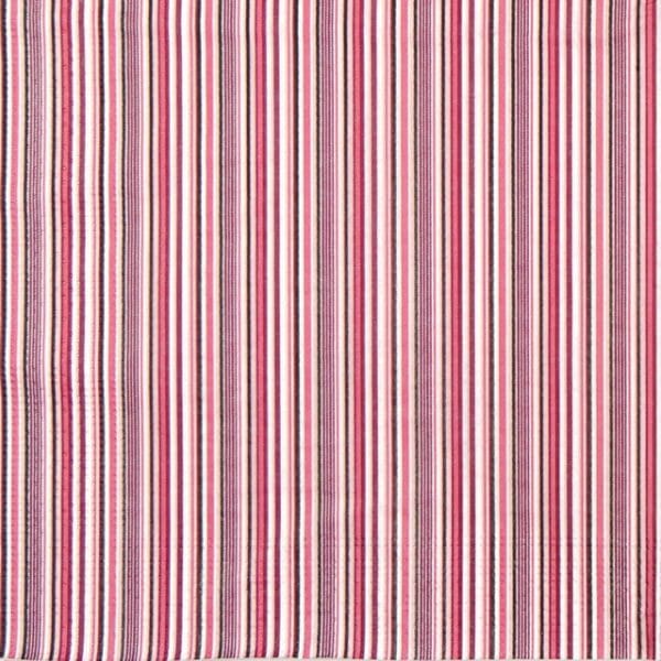 Paper Napkin - Dark Pink Striped