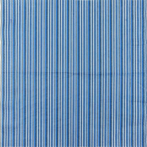 Paper Napkin - Dark Blue Striped - Image 2