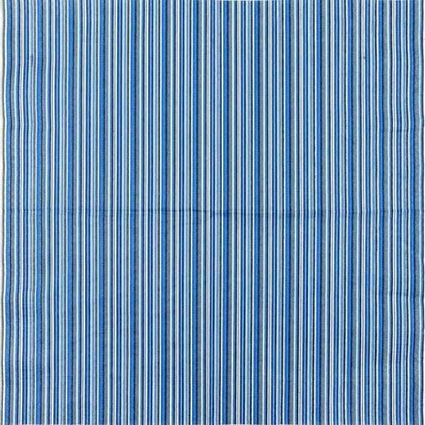 Paper Napkin - Dark Blue Striped