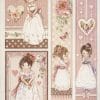Rice Paper - Little Girl Frames - DFSA4452 - Stamperia
