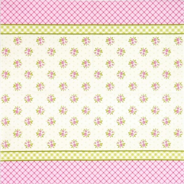 Paper Napkin - English Floral Wallpaper