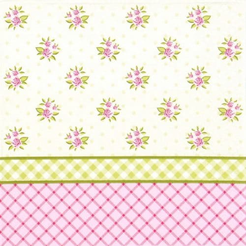 Paper Napkin - English Floral Wallpaper