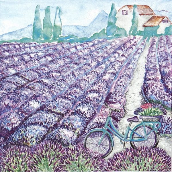 Paper Napkin - Lavender View