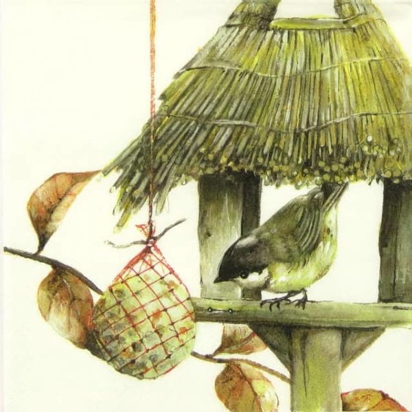Paper Napkin - Birdhouse