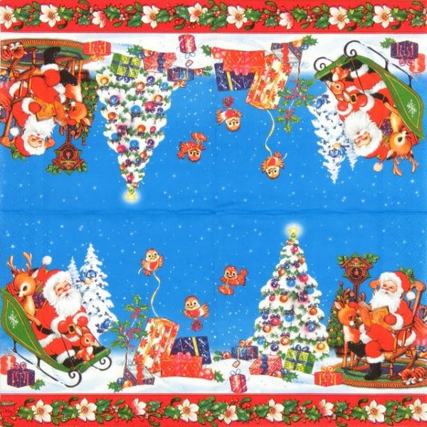 Paper Napkin - Christmas Santa