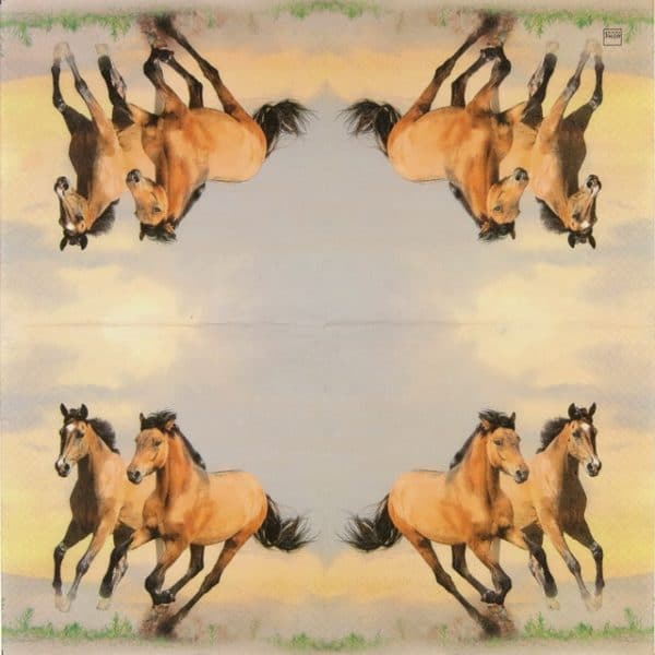 Paper Napkin - Wild Horses