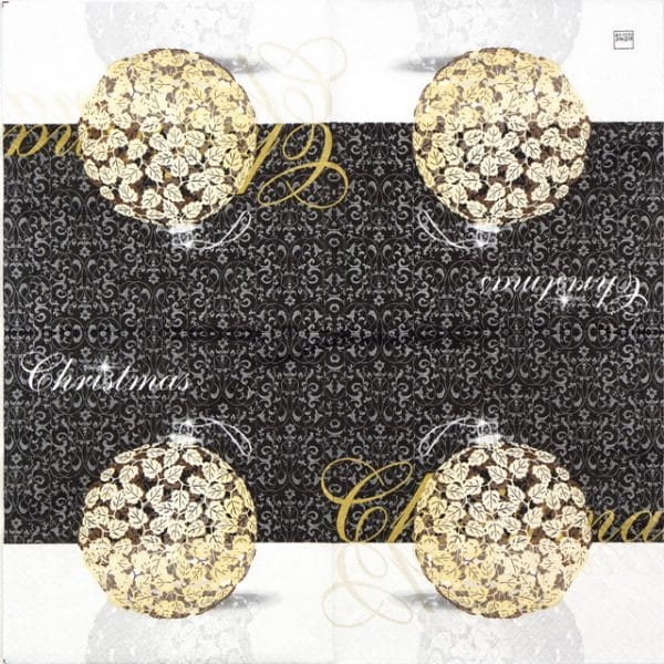 Paper Napkin - Glamorous Ball Gold - Image 2