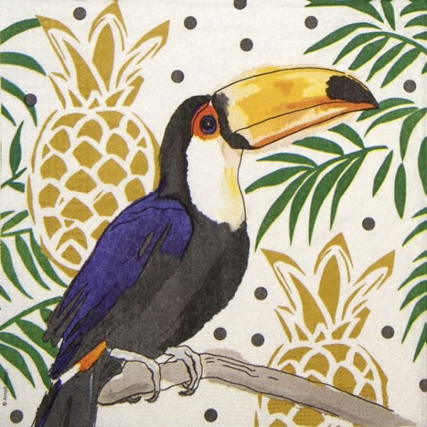 Paper Napkin - Arnolt Design: Tropical Tucan