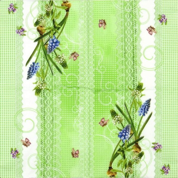 Lunch Napkins (20) - Muscari - Image 2