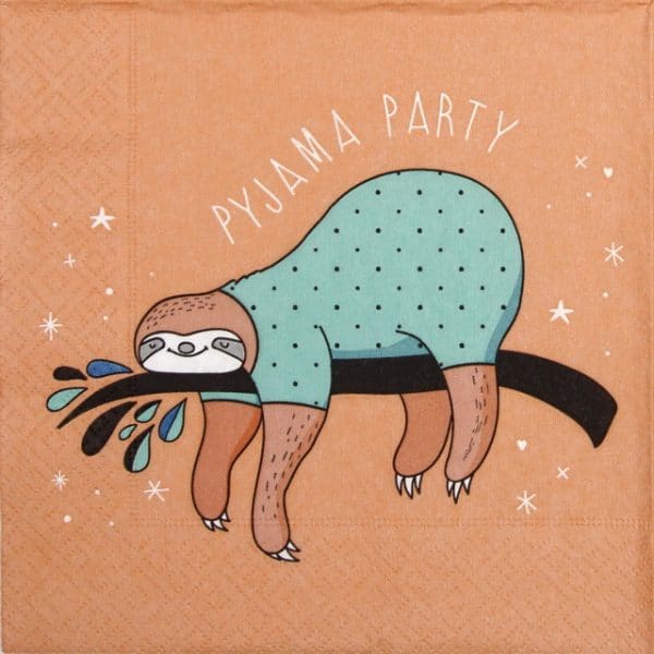 Paper Napkin - Pyjama party