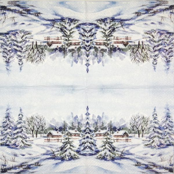 Paper Napkin - Winter Village