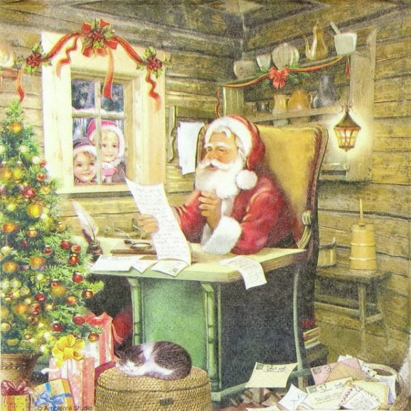Lunch Napkins (20) - Santa's Mail