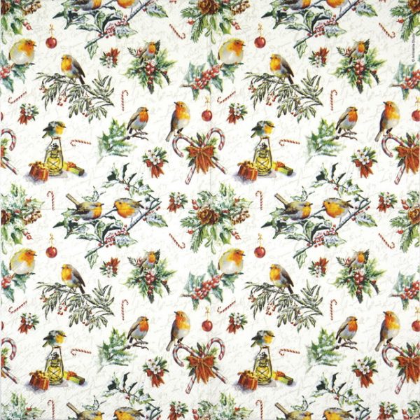 Lunch Napkins (20) - Christmas Ornaments - Image 2
