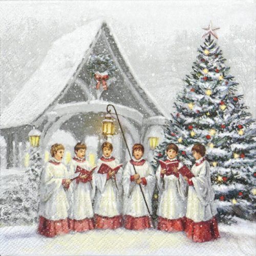 Paper Napkin - Singing Choir