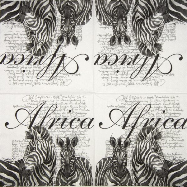 Paper Napkin - Africa White