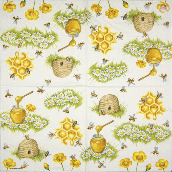 Lunch Napkins (20) - Bees
