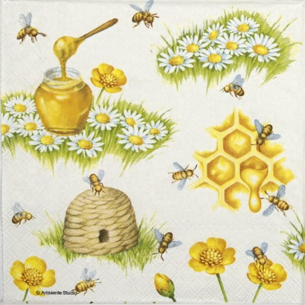 Lunch Napkins (20) - Bees