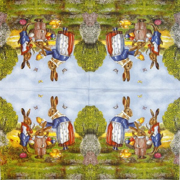 Lunch Napkins (20) - Family Hare - Image 2