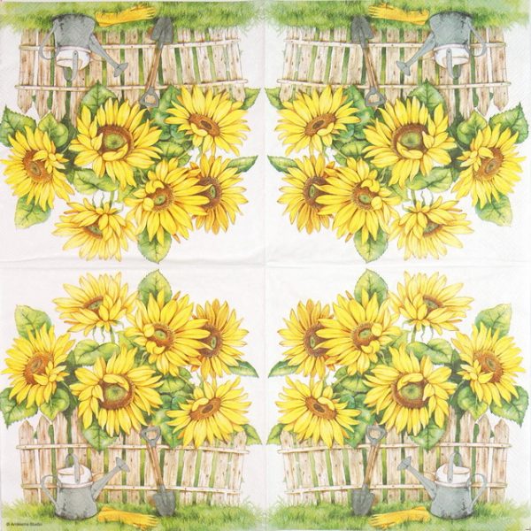 Lunch Napkins (20) - Garden Of Sunflowers