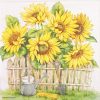 Lunch Napkins (20) - Garden Of Sunflowers