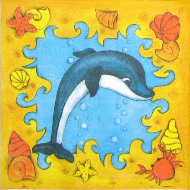 Paper Napkin - Dolphin